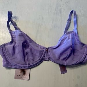 Lavender Savage X Fenty Unlined Bra - 36D